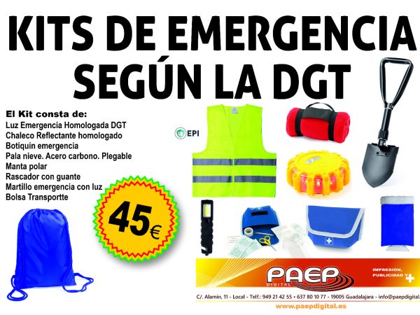 Kit de emergencia según DGT